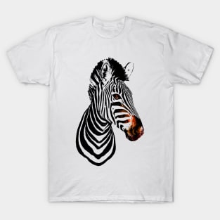 Zebra Black Stripes T-Shirt